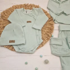 KAZUM Prążkowany komplet wyprawka 5 cz aquamarine ostatnie sztuki 50