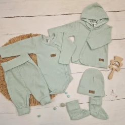 KAZUM Prążkowany komplet wyprawka 5 cz aquamarine ostatnie sztuki 50