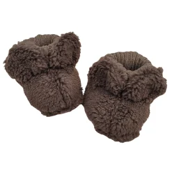 KAZUM Urocze buciki niemowlęce misiowe z uszkami i ściągaczem 56-86 chocolate muffin