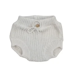 KAZUM Włóczkowe spodenki, bloomersy 56-86 coconut