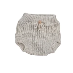 KAZUM Włóczkowe spodenki, bloomersy 56-86 cappuccino