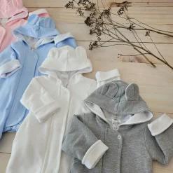 Kombinezon WIOSNA LATO JESIEŃ 100WEŁNA biały ostatnie sztuki 68, 86