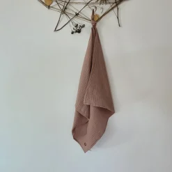 Muślinowa duża pielucha czekolada 65x65cm