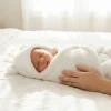 Śpiworek, otulacz dla niemowlaka misiowy 56/62 biały