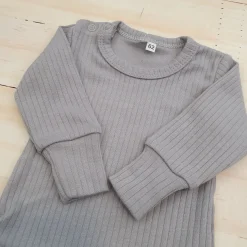 Prążkowane body rosnące wraz z dzieckiem 56-86 onyx
