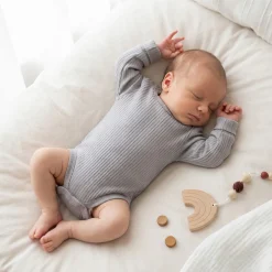 Prążkowane body rosnące wraz z dzieckiem 56-86 onyx