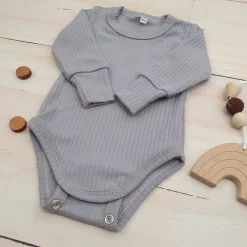 Prążkowane body rosnące wraz z dzieckiem 56-86 onyx