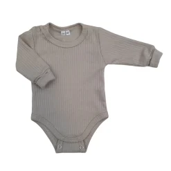 Prążkowane body rosnące wraz z dzieckiem 56-86 olive bronze