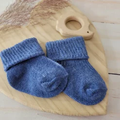 Skarpetki bezuciskowe niemowlęce 0-3 3-6 6-9 Mcy jeans