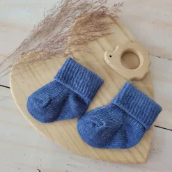Skarpetki bezuciskowe niemowlęce 0-3 3-6 6-9 Mcy jeans