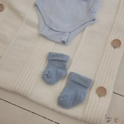 Stylizacja jesienna błękitna chmurka