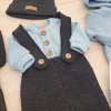 Stylizacja zimowa dla chłopca błękitna noc