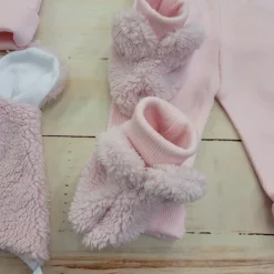 Stylizacja zimowo-wiosenna dziewczęca Misiowy sen