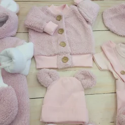 Stylizacja zimowo-wiosenna dziewczęca Misiowy sen