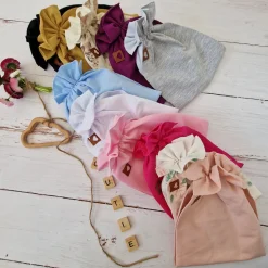 Szeroka opaska turban rozmiar 0-6miesięcy 6-12miesięcy 1-3lat musztardowa