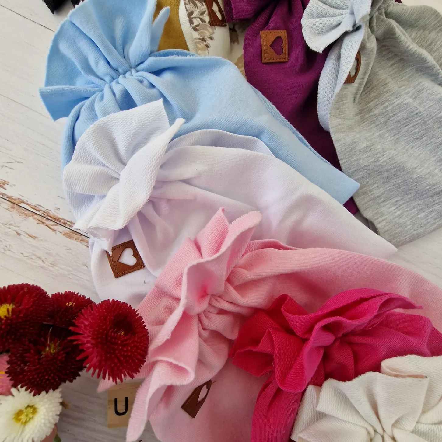 Szeroka opaska turban rozmiar 0-6miesięcy 6-12miesięcy 1-3lat różowa
