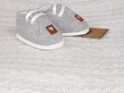 Zestaw kombinezon z kapturem pajac + czapka + buty 56-86 szary