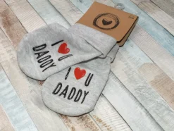 Zestaw 3 par skarpet rozmiar 0-4 miesięcy rozmiar 17-19 I love